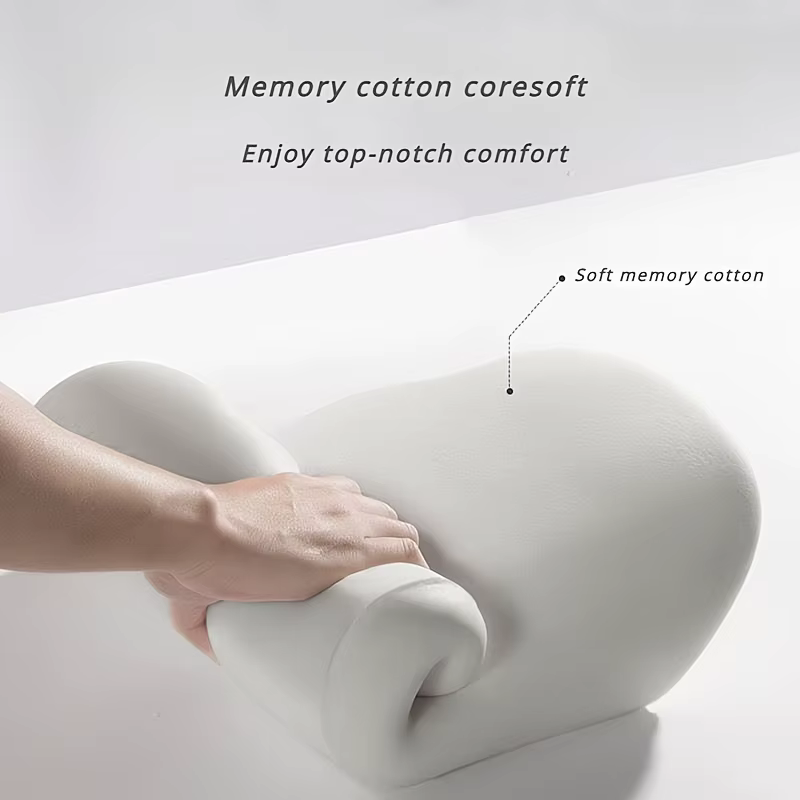 BackMellow lumbar pillow — shown on an office chair