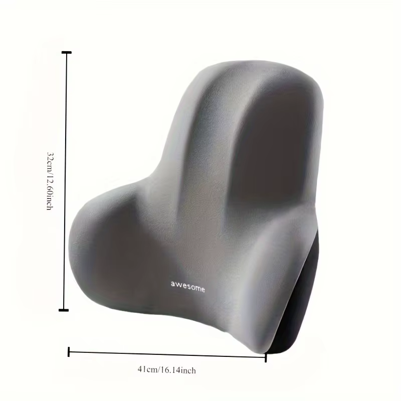 BackMellow lumbar pillow — grey colorway